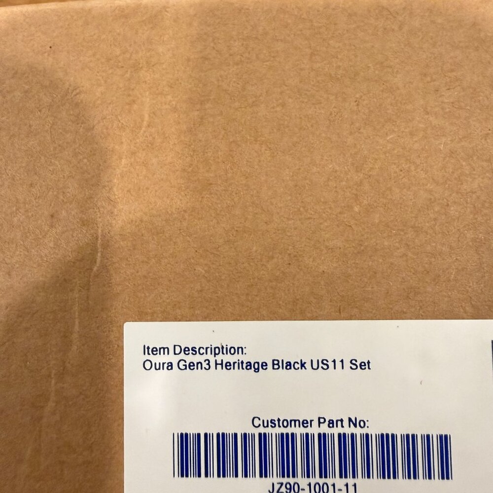 Oura Ring Gen 3 Heritage black Size 11 - Picture 5 of 5